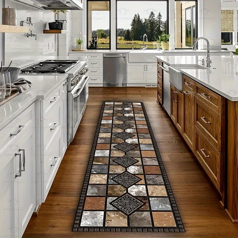 VIKAMA Rustic Geometric Tile P - Commercial Kitchen Tile Flooring avis et prix