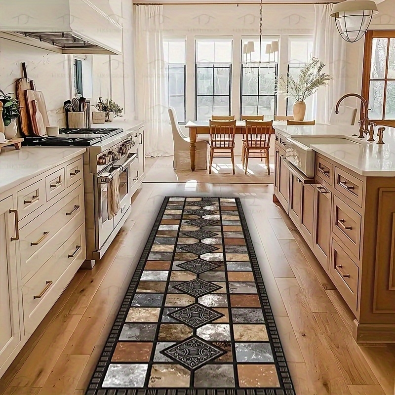 VIKAMA Rustic Geometric Tile P - Commercial Kitchen Tile Flooring avis et prix