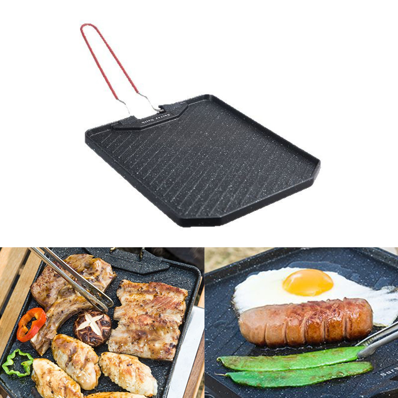 Outdoor camping barbecue pan H - Rotary Bakery Oven avis et prix