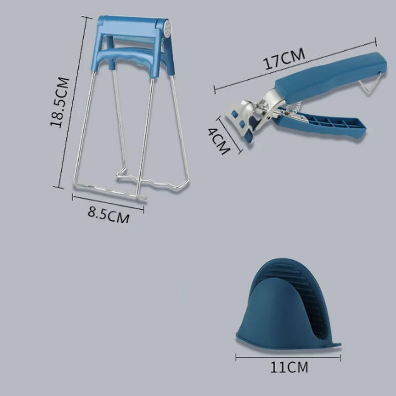 4Pcs Anti-scalding Kitchen Set - Commercial Kitchen Utensil Holder avis et prix