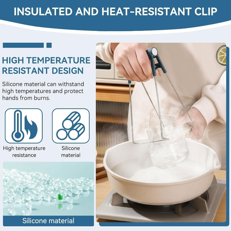4Pcs Anti-scalding Kitchen Set - Commercial Kitchen Utensil Holder avis et prix